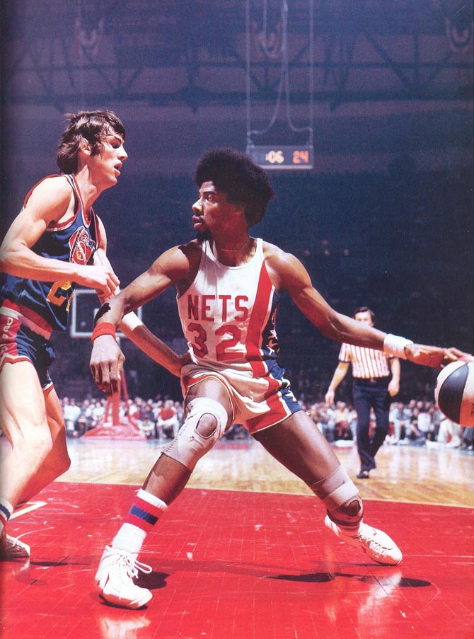 nets 75-76 home julius erving #32 white jersey